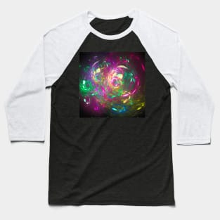 Rainbow Fractal Baseball T-Shirt